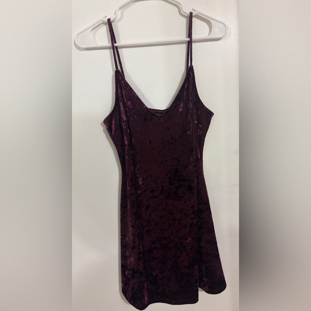 Forever 21 Purple Fitted Mini Bodysuit Dress